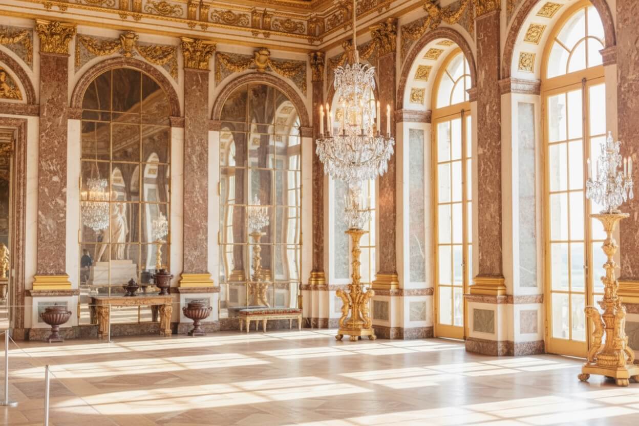 Jardines de Versalles — fuentes y parterres